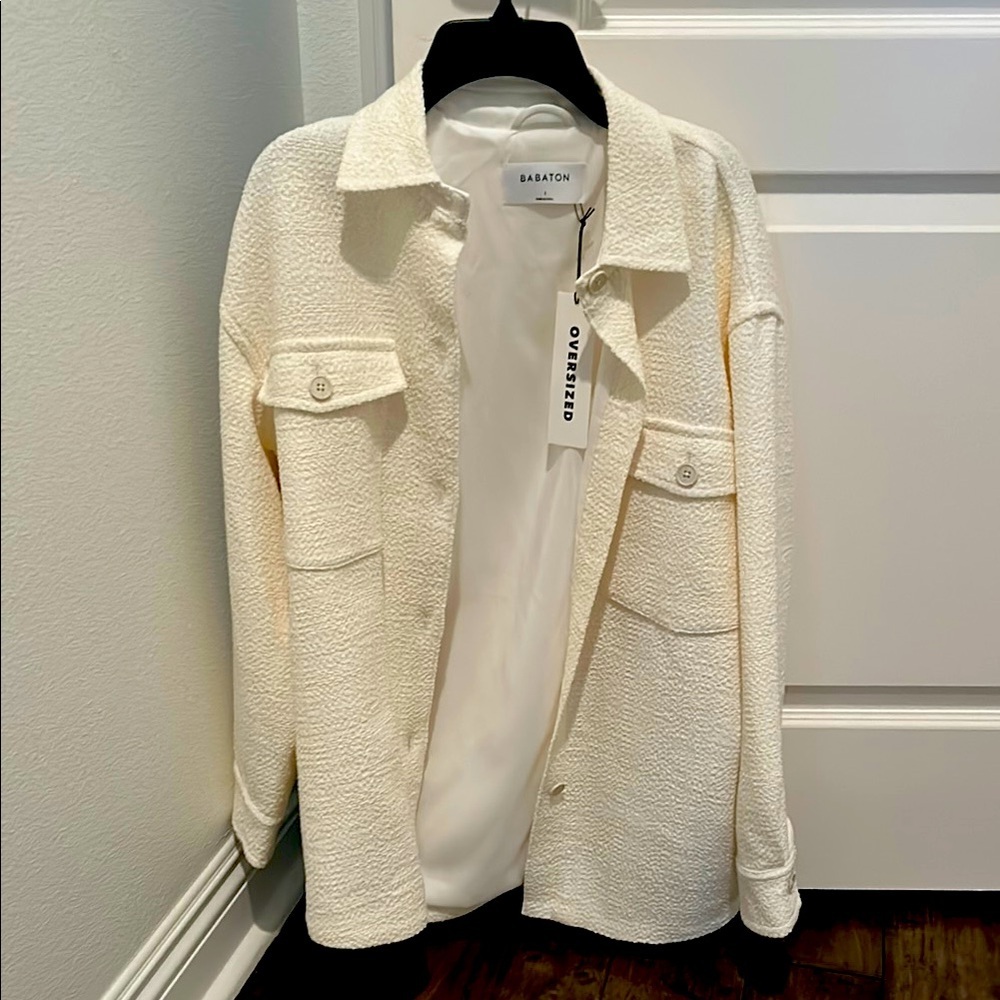 Aritzia Babaton oversized jacket with pockets